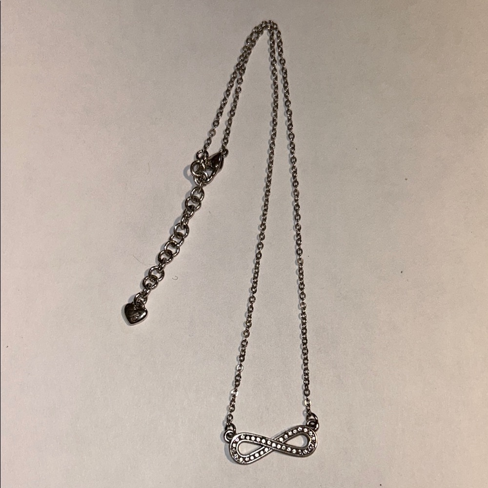 Brighton Silver Infinity Necklace Elegant Design